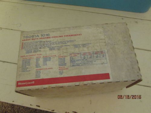 NEW IN BOX HONEYWELL T6051A1016 HEAVY DUTY HEAT/COOL THERMOSTAT VINTAGE NOS