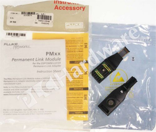 New Fluke DSP-PM06 Cat 6 Centered Personality Module DTX Permanent Link Adapter