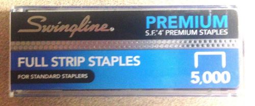 Swingline Staples S.F.4 Premium 5000/Box Full-Strip Chisel Pt 4 Standard Stapler