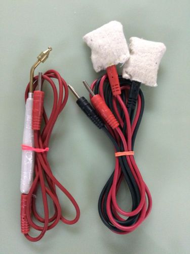 pen electrodes &amp; lead electrodes of muscle stimulator unit physiotherapy