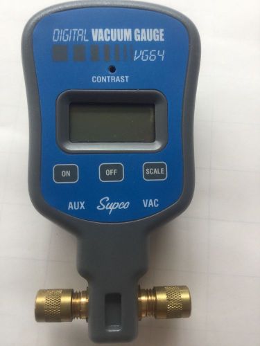 Supco vg64   vacuum gauge, digital display, 0-12000 microns range, 10% accuracy for sale