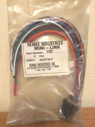 New Remke Industries 57407 Mini-Link 12 Pole Female Receptacle