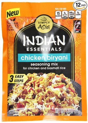 Chicken Biryani Seasoning Mix 12 Packet of 1.1 oz Box