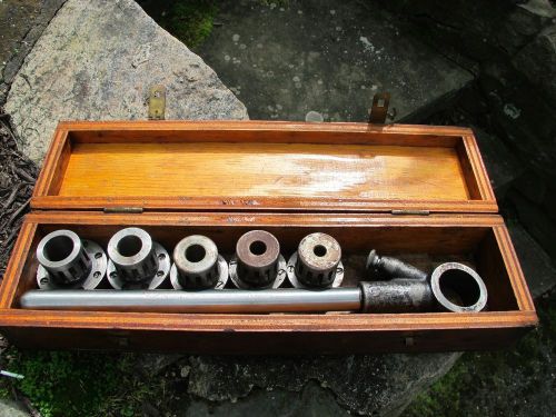 vintage TOLEDO Pipe Threading Machine tool SET w/5 dies