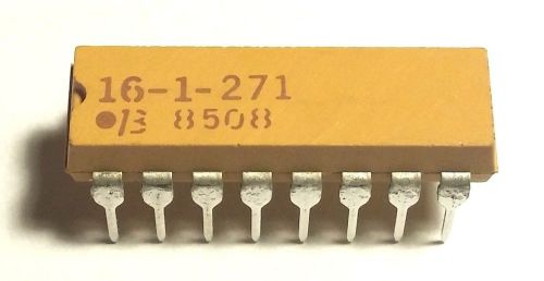 22pcs Bourns 271 271G 270 Ohm Dual In-Line DIP-16 Resistor Network (16-1-271)