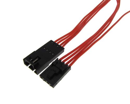 4P 4-Pin 2.54mm Wire to Wire Pluggable Connector w/ Cable - Pair M/F w/ Lock