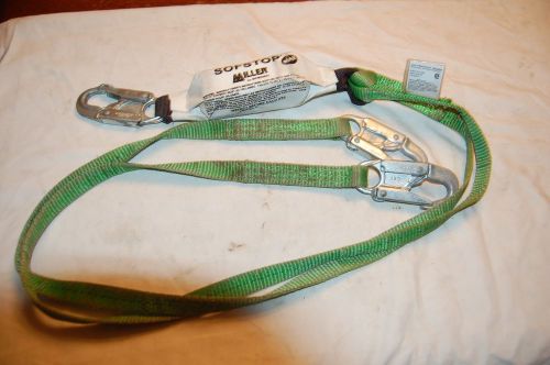 Miller Back Biter Lanyard with Softstop Max Double Hook 980WLS/6FTGN