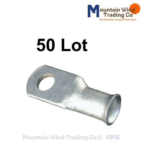 50 - 6 gauge  X 5/16&#034;  tinned copper lug battery cable connector terminal