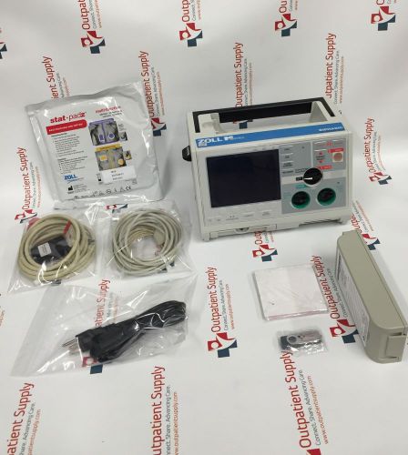 Zoll m series biphasic: 3 lead ecg ekg analyze pacing aed als + 6 month warranty for sale