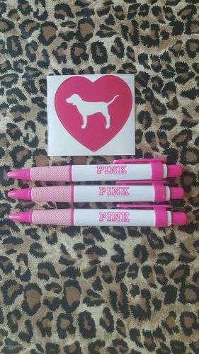 PINK VS pens and sticker, Victoria Secret