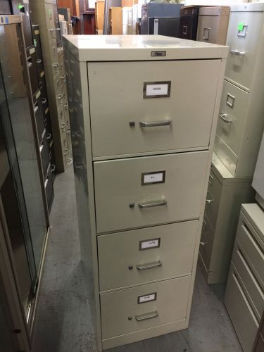 4 DRAWER LEGAL SIZE FILE CABINET by FILEX in PUTTY COLOR