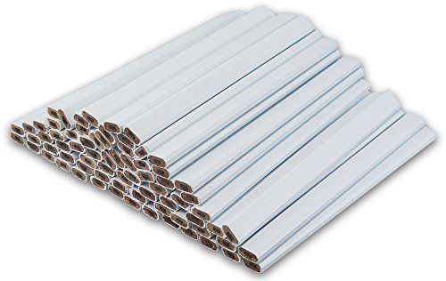 New white carpenter pencils  72 count bulk box free shipping for sale