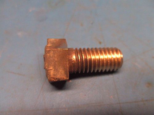 Solid brass 5 sided penta head pentagon capscrew security bolt 1/2-13 x 1&#034; for sale