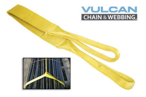 Vulcan synthetic osha certified lifting sling 4&#034; wide 2 ply x 10 feet ee94 for sale