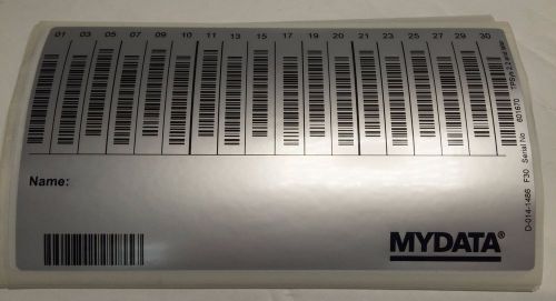 Mydata D-014-1486 Barcode Sticker VMF30