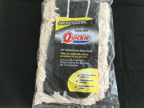 Quickie 24&#034; Janitorial Dust Mop -Replacement Refill Cotton Head #0694