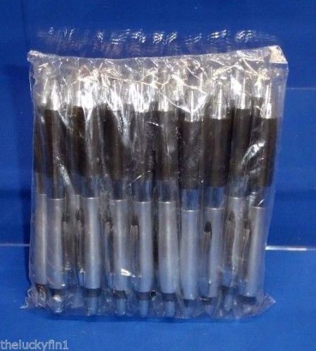Set of 20 Silver &amp; Black Pens w/ 5 Matching Mechanical Pencils 25 Total A155