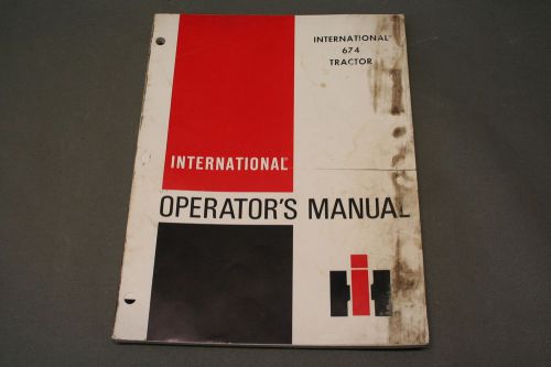 International Harvester 675 Tractor Operator&#039;s Manual