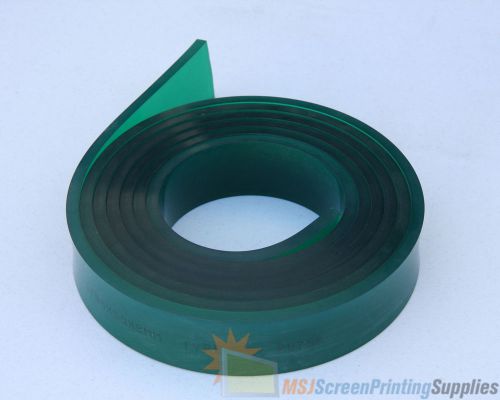 6 ft/feet roll - 70 duro durometer - silk screen printing squeegee blade green for sale