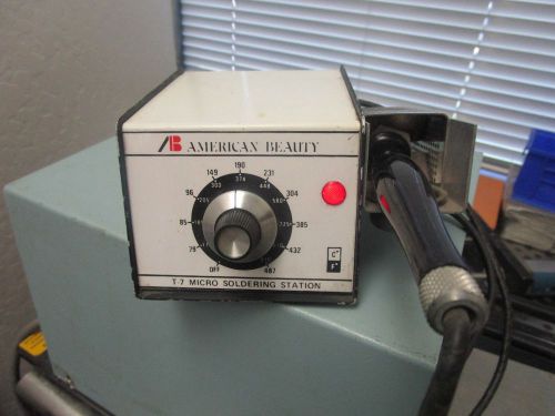 American Beauty/  American Electrial Heater Model: T-7 Micro Soldering Station &lt;