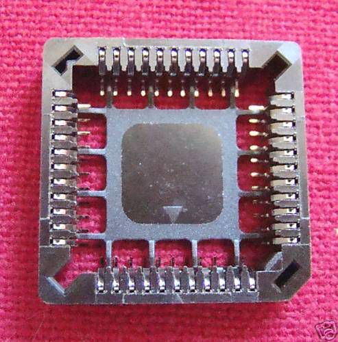 2 pcs 44-pin IC PLCC, smd socket 8A1e