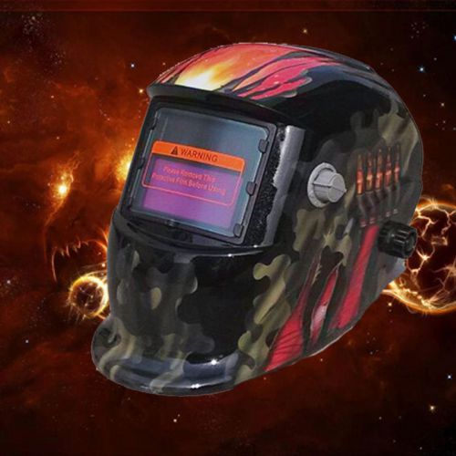1x Welding Helmet TIG Grinding Solar Mask Auto Darkening ARC MIG Camo Tinted 1HY