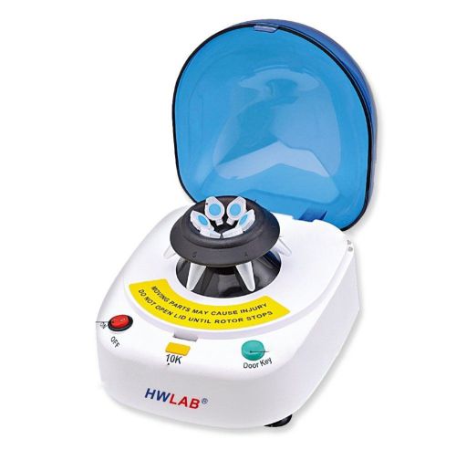 Hwlab® 6k mini desk-top centrifuge 6,000rpm fixed speed, 2 separate rotors for sale