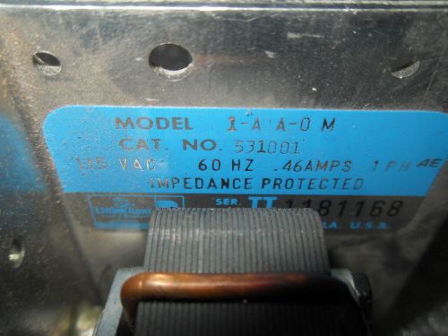 (V36-3) 1 LITTLE GIANT 531001 1-A A-0 M PUMP