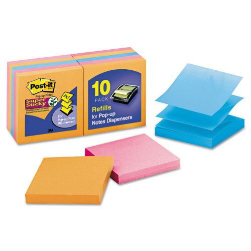 Post-it Pop-up Notes Super Sticky Pop-Up 3x3 Note Refill Marrakesh 90/pad