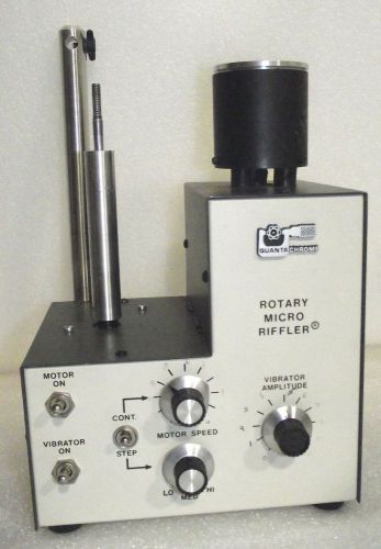 Quantachrome mrr-4 rotary micro riffler basic unit with warranty for sale