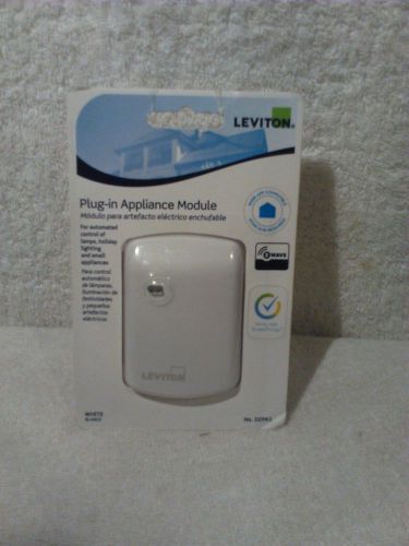 Leviton dzpa1-1lw decora z-wave controls, 15-amp, plug-in appliance module for sale