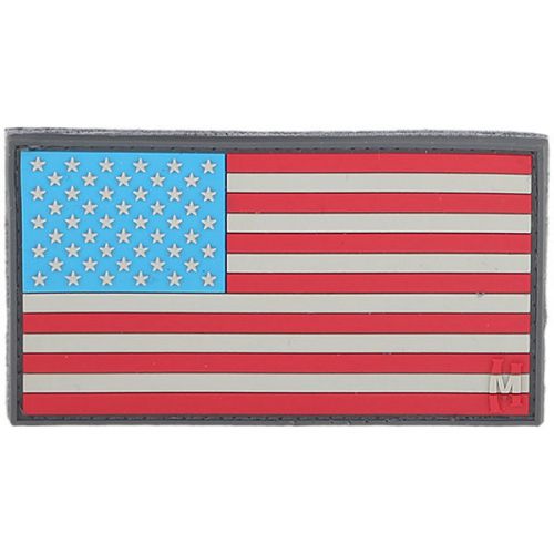 USA Flag Patch, Large, Full Color, 3.25 x 1.75