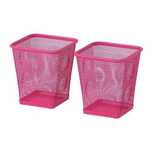 IKEA Ikea Steel Pencil Cup, Pack of 2, Pink