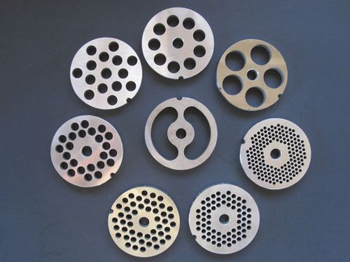 #12 stainless meat grinder plate screen die adcraft choprite  pick your size! for sale