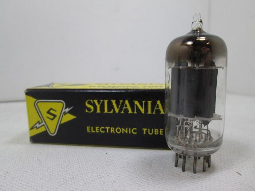 SYLVANIA Vintage 12AX7 ECC83 Vacuum Tube SQUARE Getter TV-7 Test NOS #7.1324