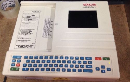 Schiller AT-2 Plus Cardiovit CH-6340 ECG EKG Spirometry Lung Cardiac Diagnostic