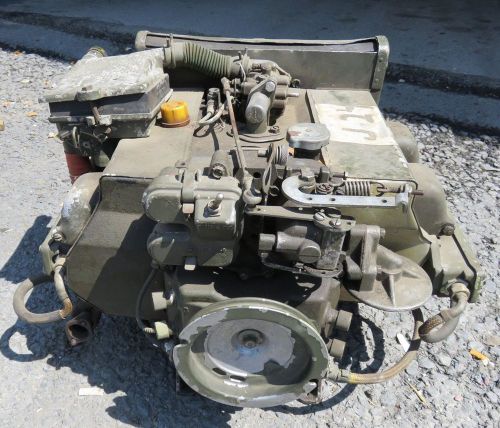 1962 Military Standard Gasoline Engine 4 Cylinder 32 cu in Untested