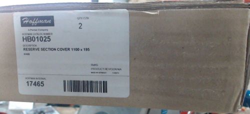 NIB Hoffman HB01025 section cover - 60 day warranty