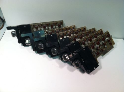 Lot of 6 HP 05212-6016 Series 648 Circuit Boards w/ Burroughs B-5991 Nixie Tubes