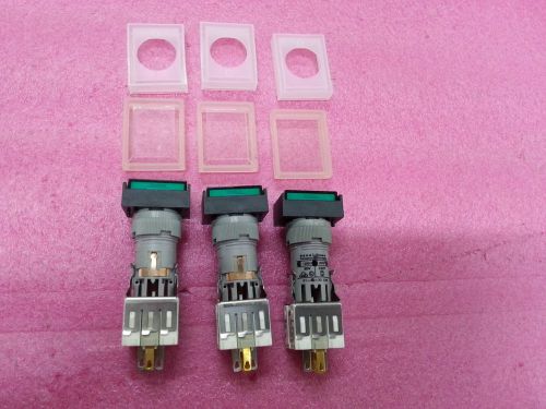 3pcs of SWISSTAC Push Button Switches ( 18x24mm )