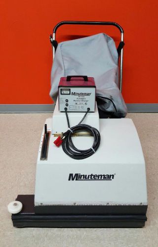 Minuteman 747, PN MC827854 Battery Operated Wide Area Carpet Vacuum with Charger