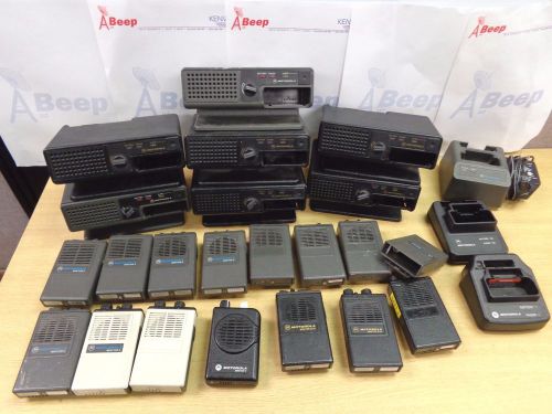 Huge lot motorola fire pagers &amp; chargers! minitor v, iv, ii, ii sv, nyn8348a for sale
