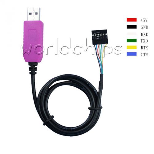 NEW 6Pin PL2303HXD USB to RS232 TTLCable module F win XP VISTA 7 8 Android OTG