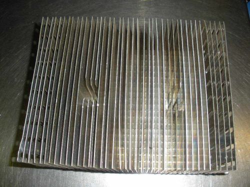 extra large aluminum heat sink 7-7/8in x 5-3/8in x 2-7/8in 2.5lb used