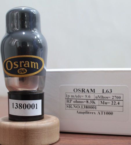 6J5G L63 CV1067 GEC Osram  made in Gt.Britian Amplitrex AT1000 test #138001