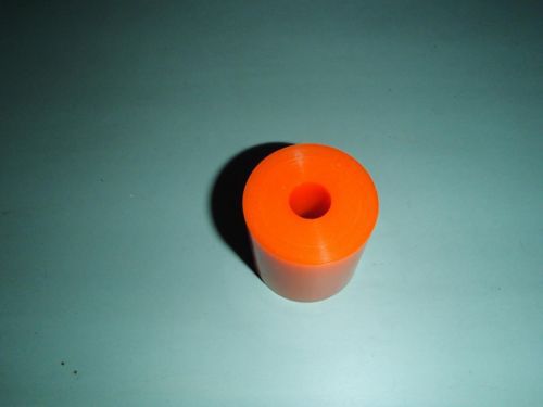 1/2&#034; id x 1-3/4&#034; od x 1-3/4&#034; long urethane / polyurethane 80 a orange tube for sale