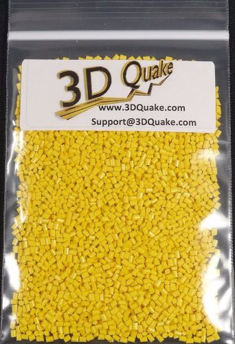 ABS Yellow Masterbatch Colorant Plastic Pellets 3D Printing Injection Molding