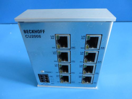 Beckhoff CU2008 8 Port Ethernet Switch 10/100 Mbits/s 24V