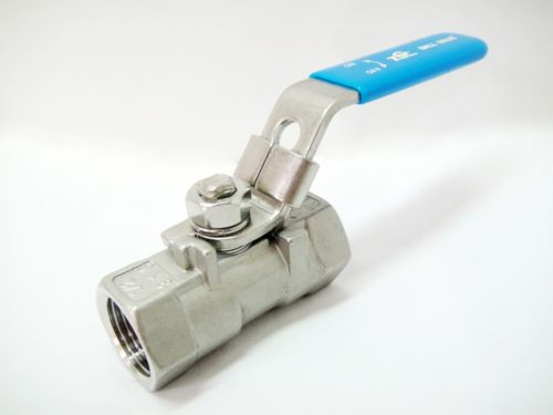1/2&#034; npt 1-pc reduced port ball valve 316 stainless steel for sale
