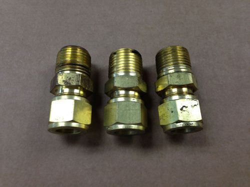 Swagelok Brass Union 1/2&#034; NPT M, Compression Fitting new Lot